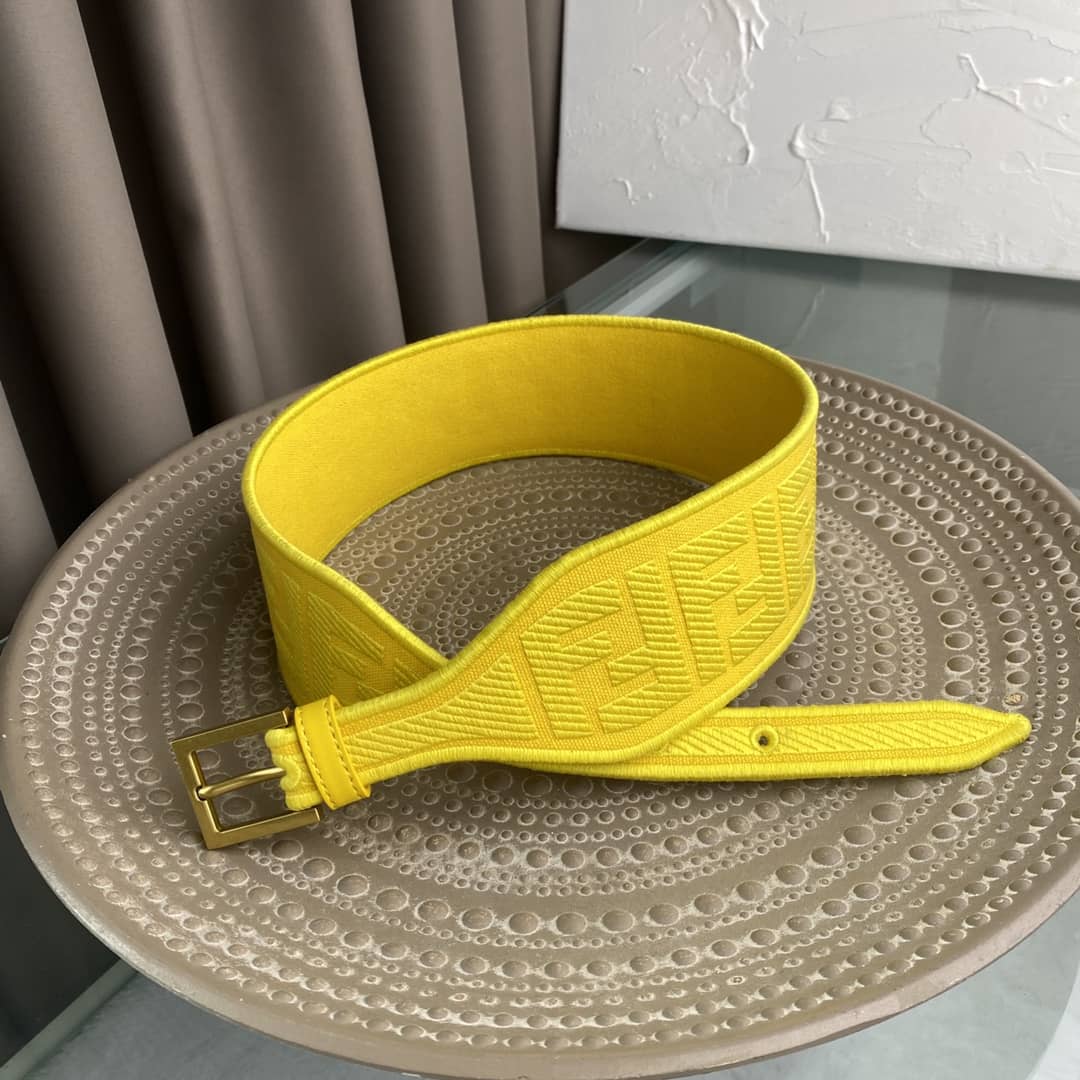 Knockoff F**di Logo Belt 60mm