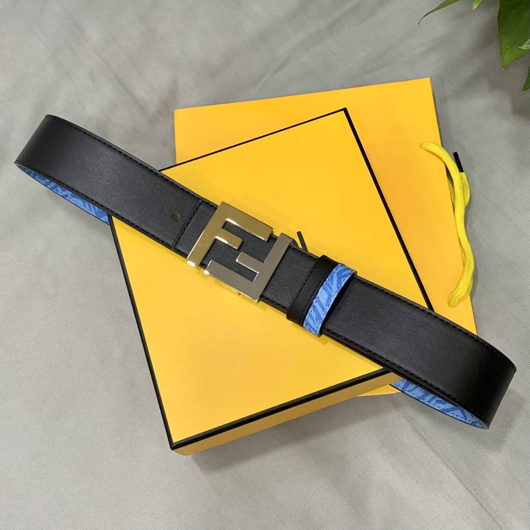 7 Star F**di Leather Belt 40mm