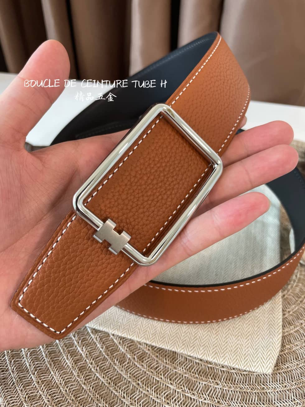 Knockoff H**me5 Logo Belt 38mm