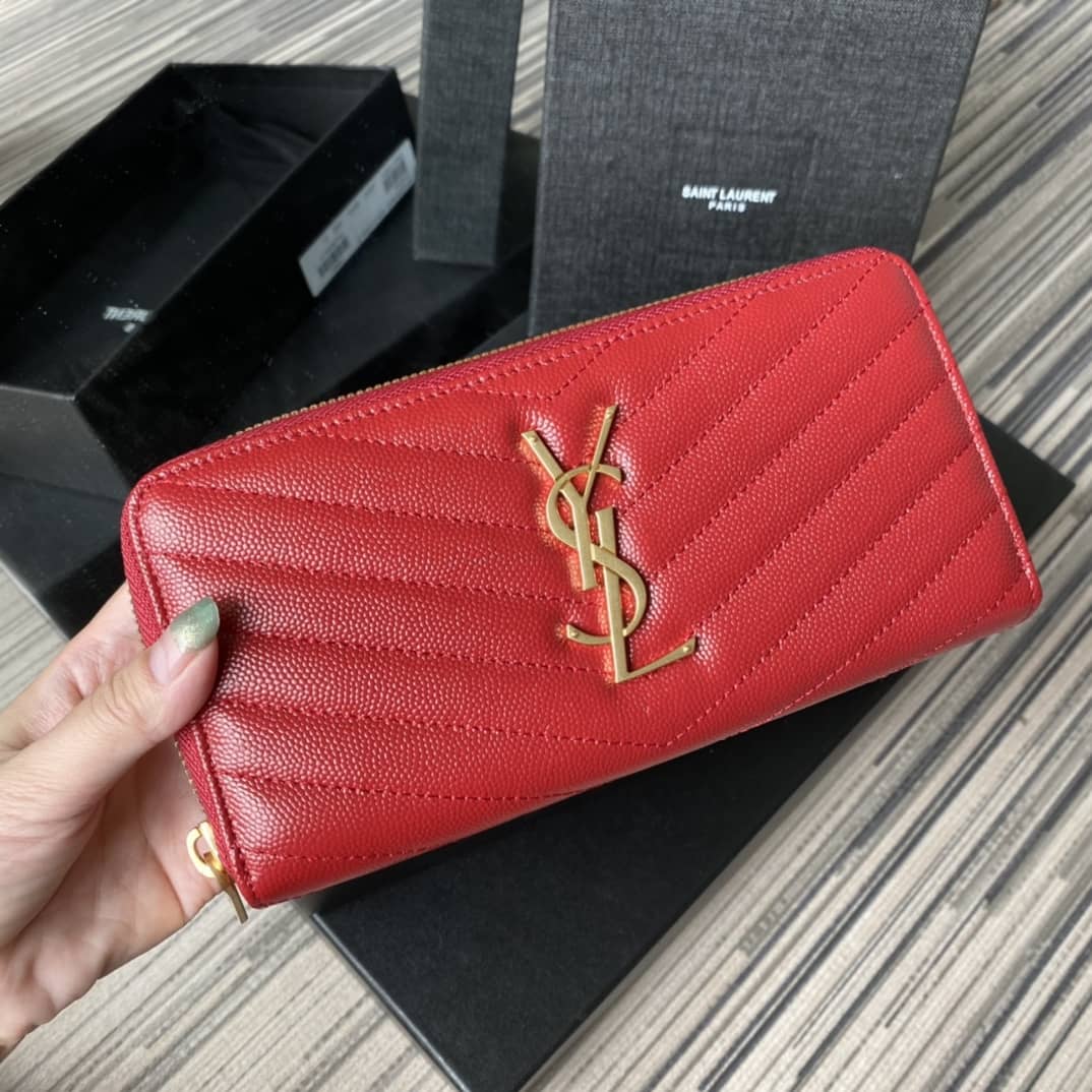 Y51 Replica Monogram Zip Around Replica Wallet