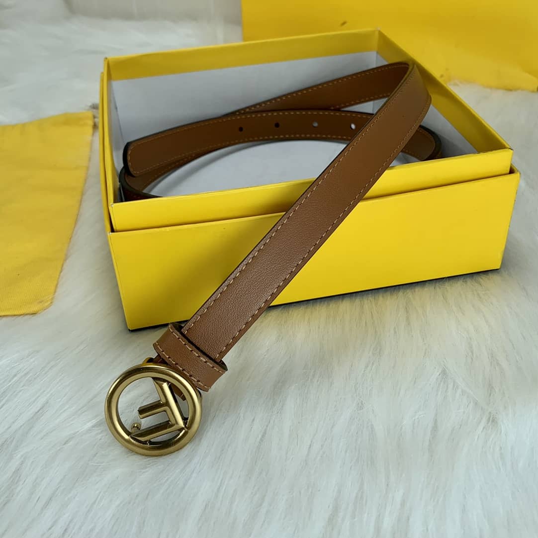 Fashion F**di Classic AAA+ Belt 20mm For Lady