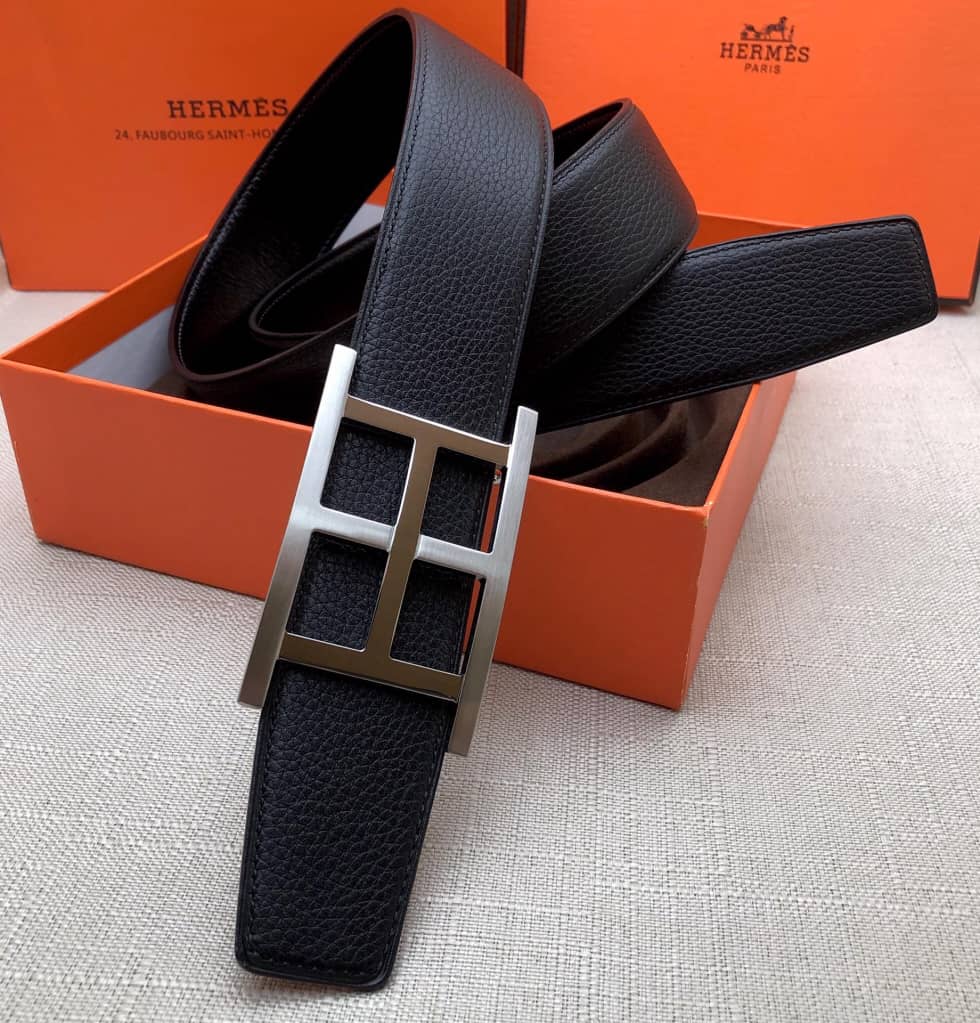 7 Star H**me5 Leather Belt 38mm