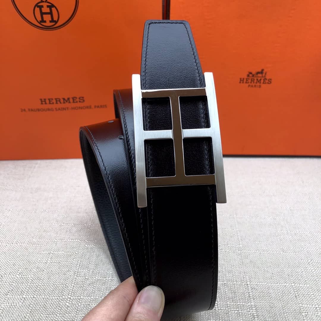 7 Star H**me5 Leather Belt 38mm