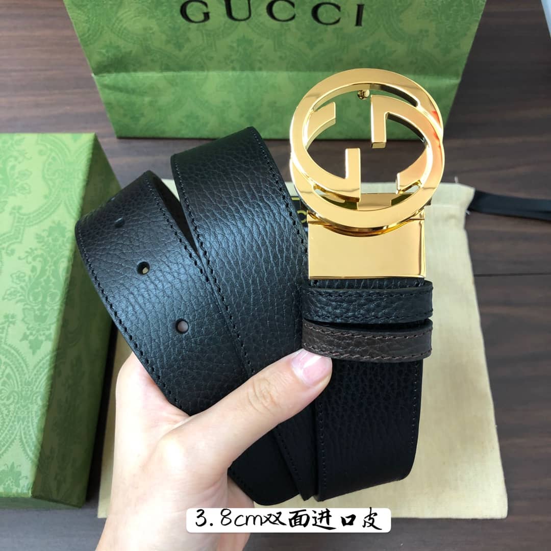 Fake Gvc*1 Logo Belt 38mm