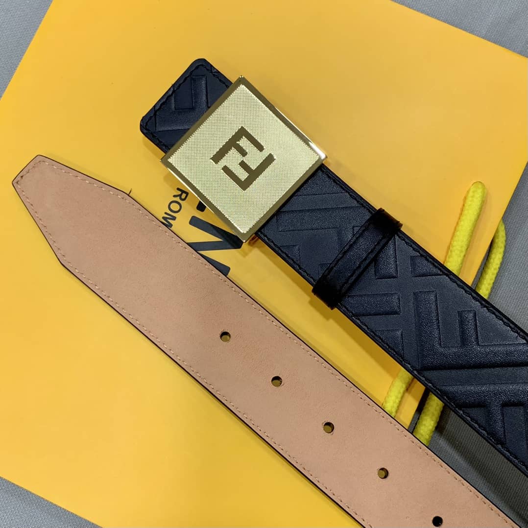 Knockoff F**di Logo Belt 40mm