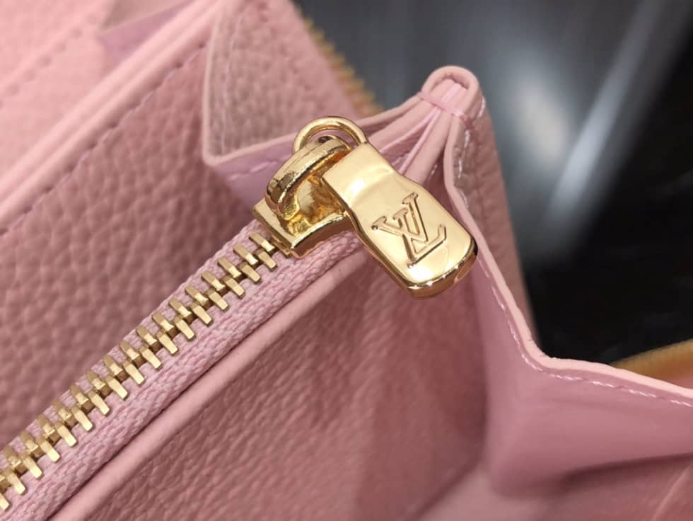 L0vis Vvtt0n Wallet Dupe Zippy Monogram Empreinte Leather Pink M81141