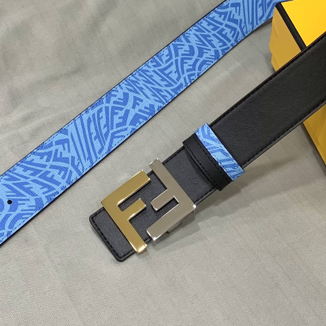 7 Star F**di Leather Belt 40mm