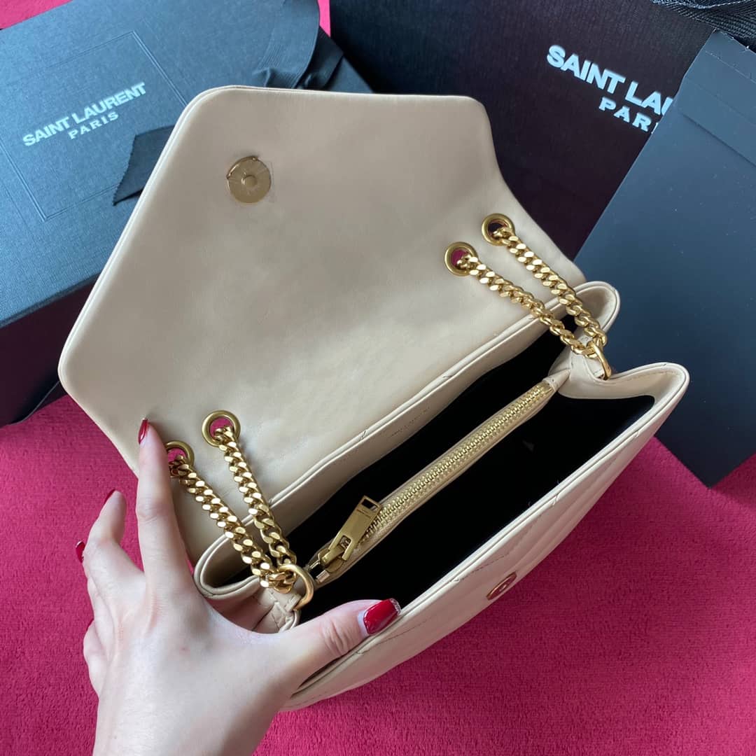 Sa1nt Lau*nt Bag Dupe Loulou Small Quilted “Y” Leather Replica Bag