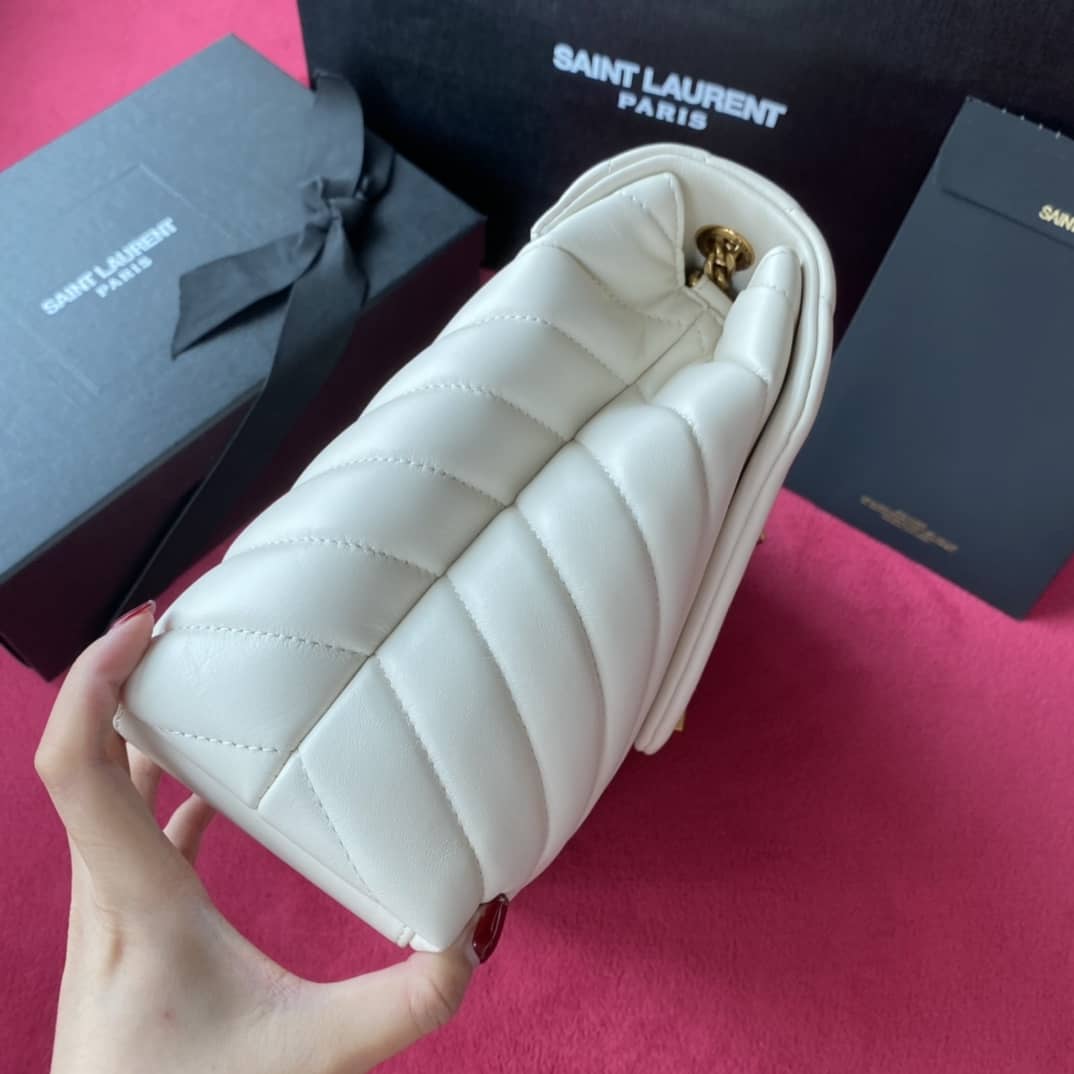 Y51 Loulou Medium Quilted “Y” Leather Replica Bag