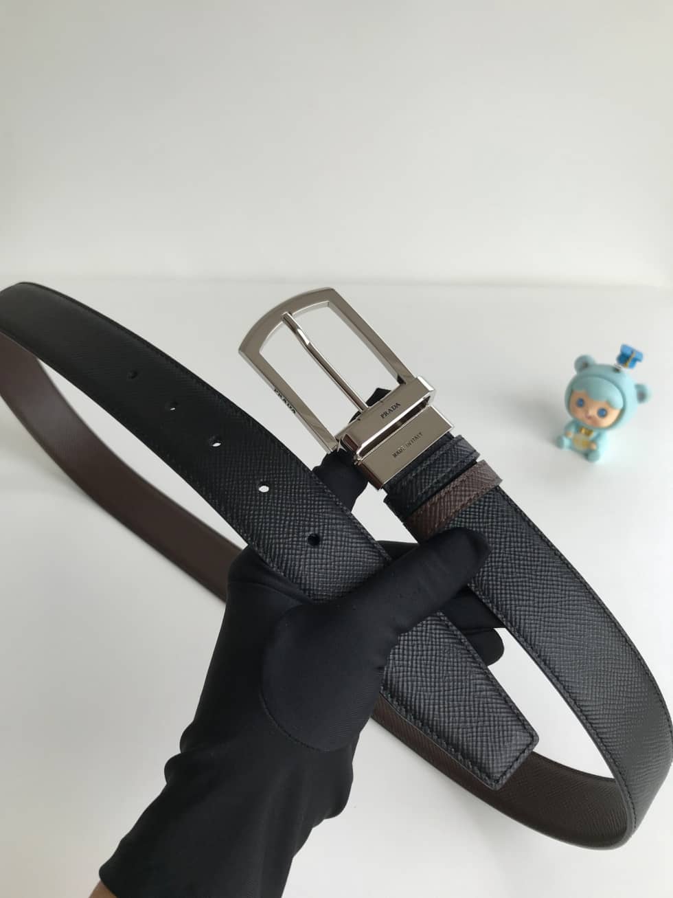 7 Star Pra*a Leather Belt 35mm