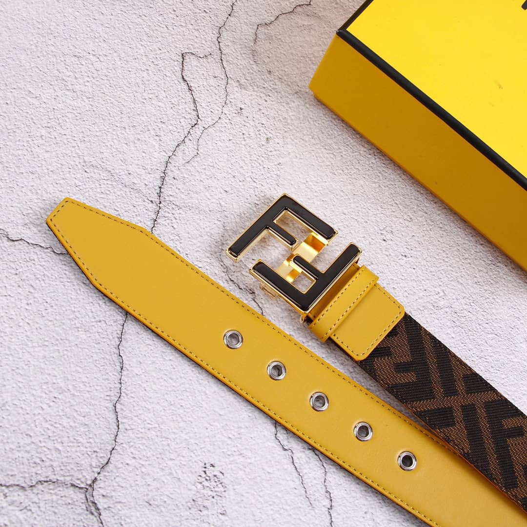 Knockoff F**di Logo Belt 38mm