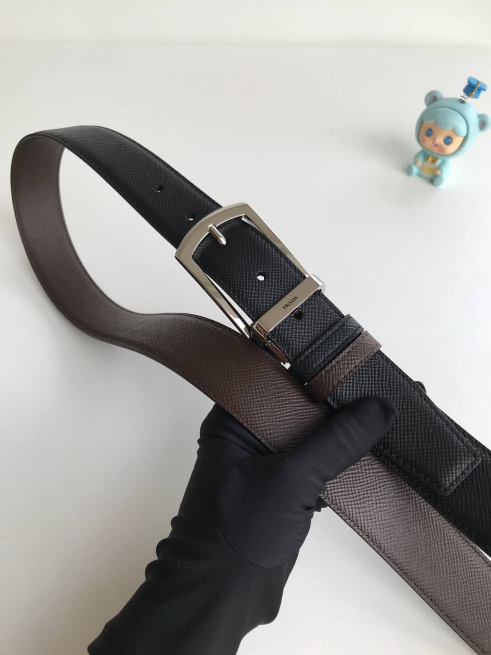 7 Star Pra*a Leather Belt 35mm
