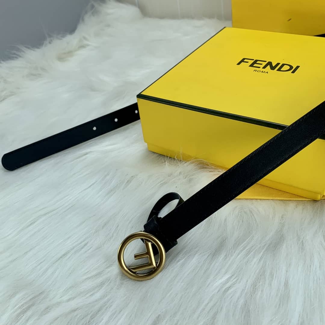 Fake F**di Logo Belt 20mm For Lady