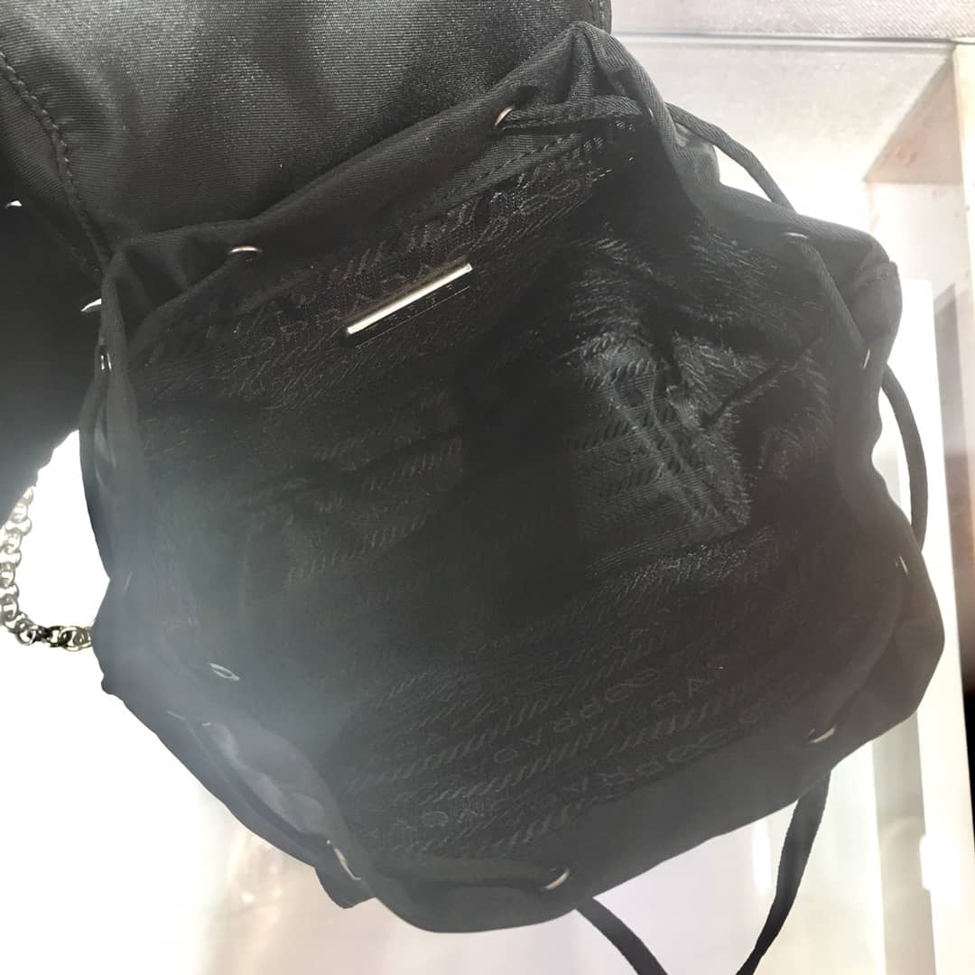 Pra*a Backpack Dupe