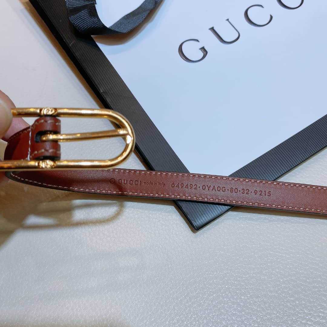 Designer Gvc*1 Classic Belt 15mm For Lady