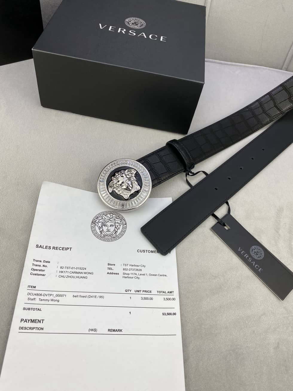 Top Quality Versace Belt Online 40mm
