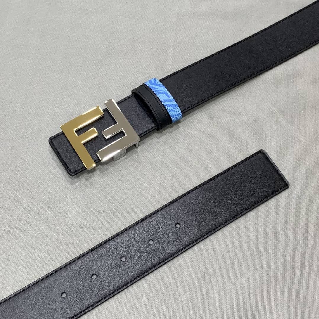 7 Star F**di Leather Belt 40mm