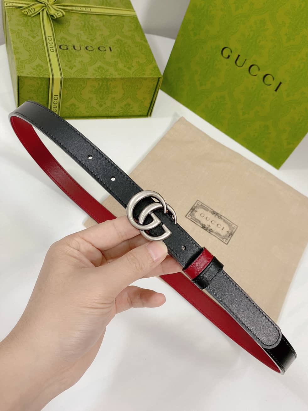 Knockoff Gvc*1 Logo Belt 20mm For Lady