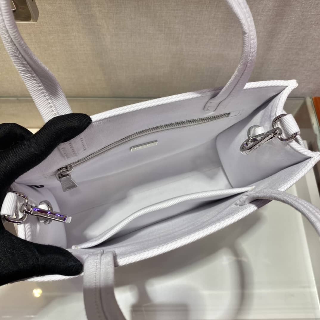 Pra*a Raffia Tote Dupe Women Drill Handles Tote