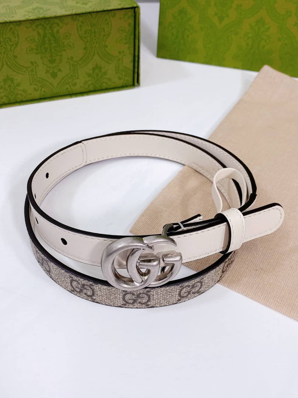 7 Star Gvc*1 Leather Belt 20mm For Lady