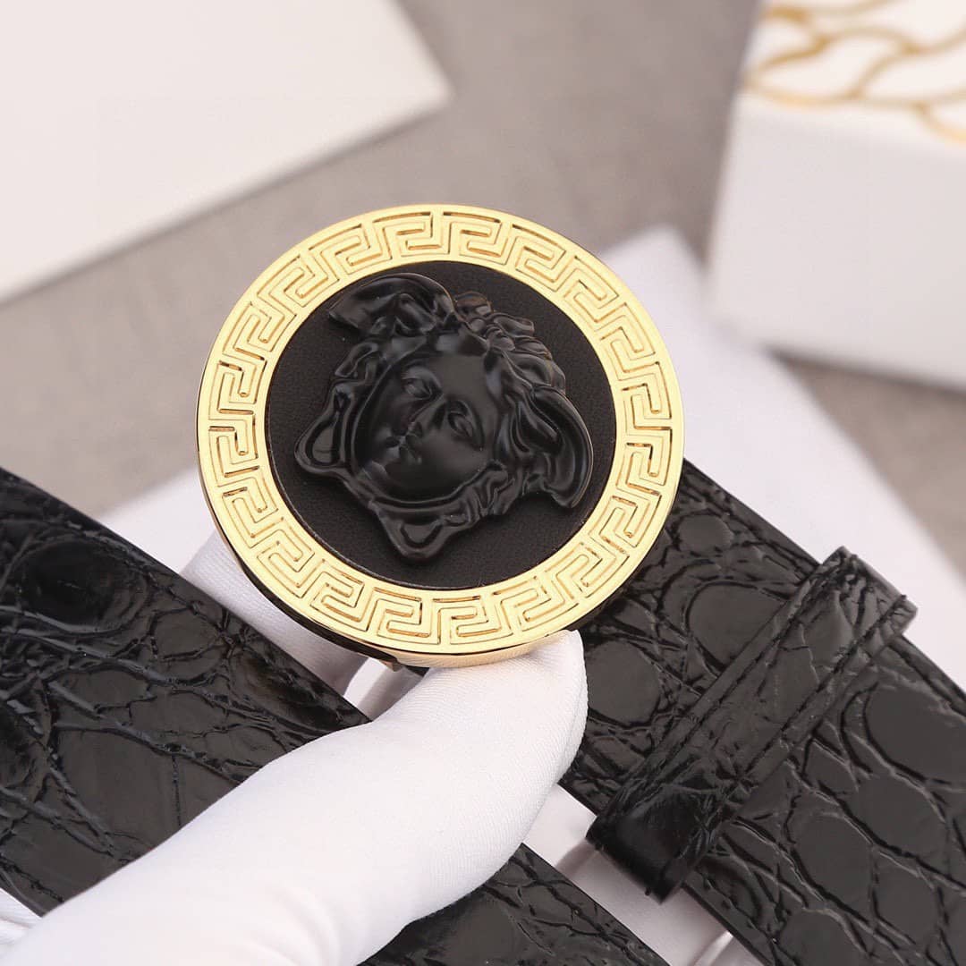 7 Star Versace Leather Belt 40mm