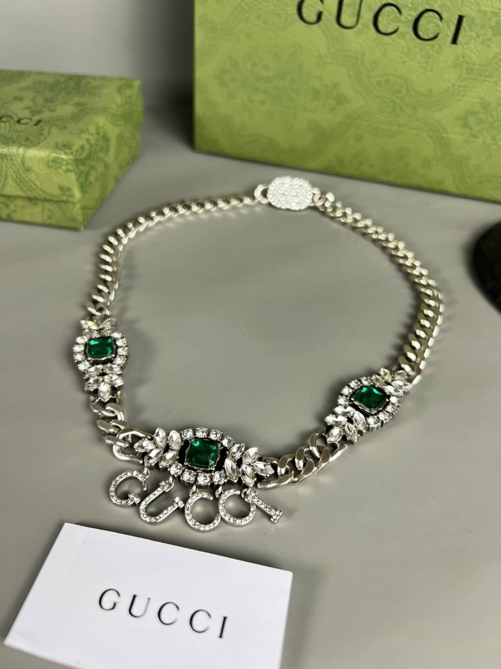 Knockoff Gvc*1 Logo Necklace