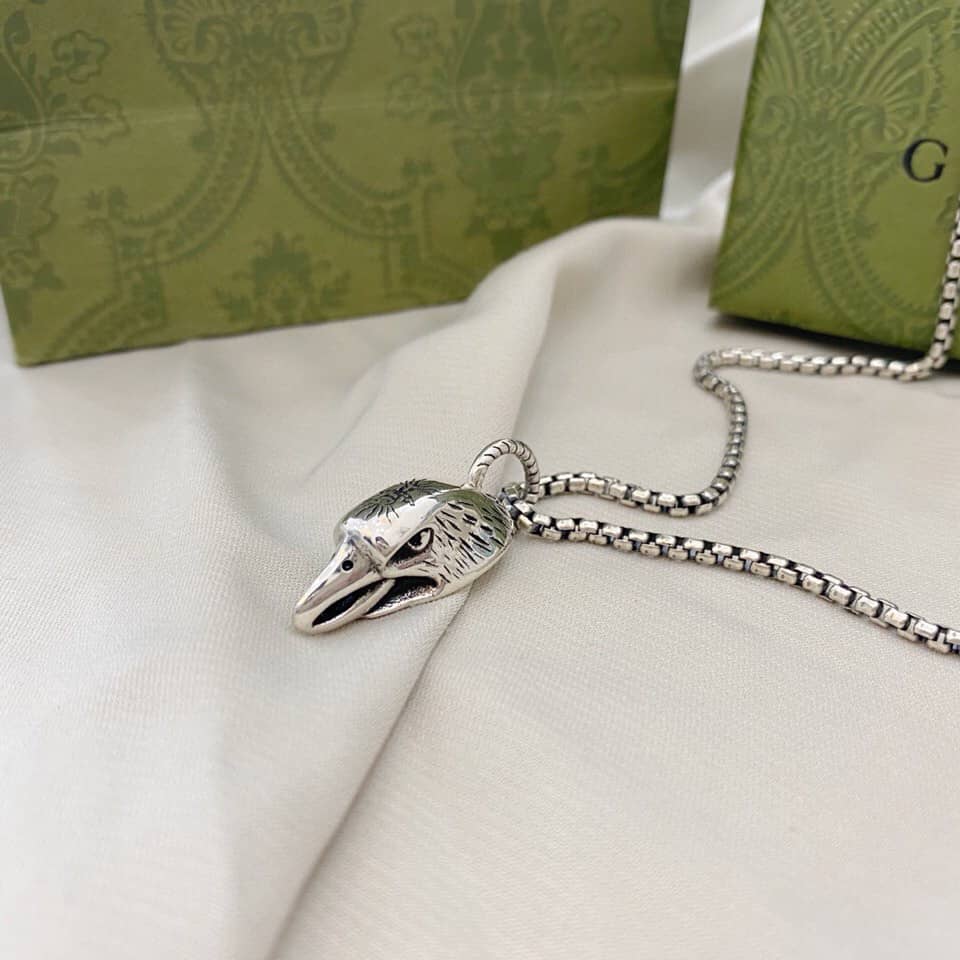 Fake Gvc*1 Logo Necklace