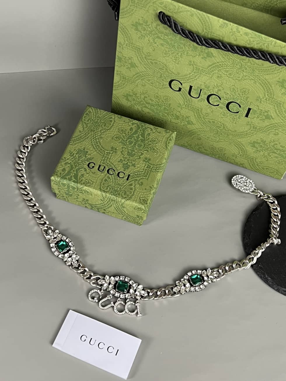 Knockoff Gvc*1 Logo Necklace