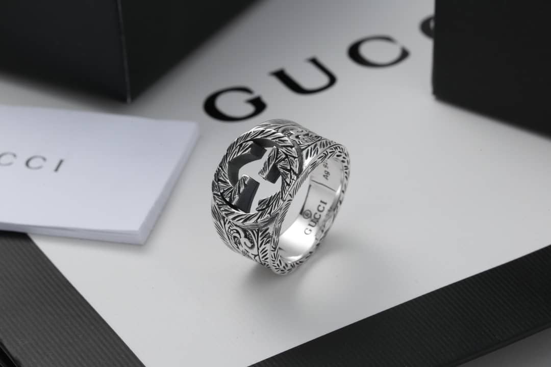Knockoff Gvc*1 Logo Ring