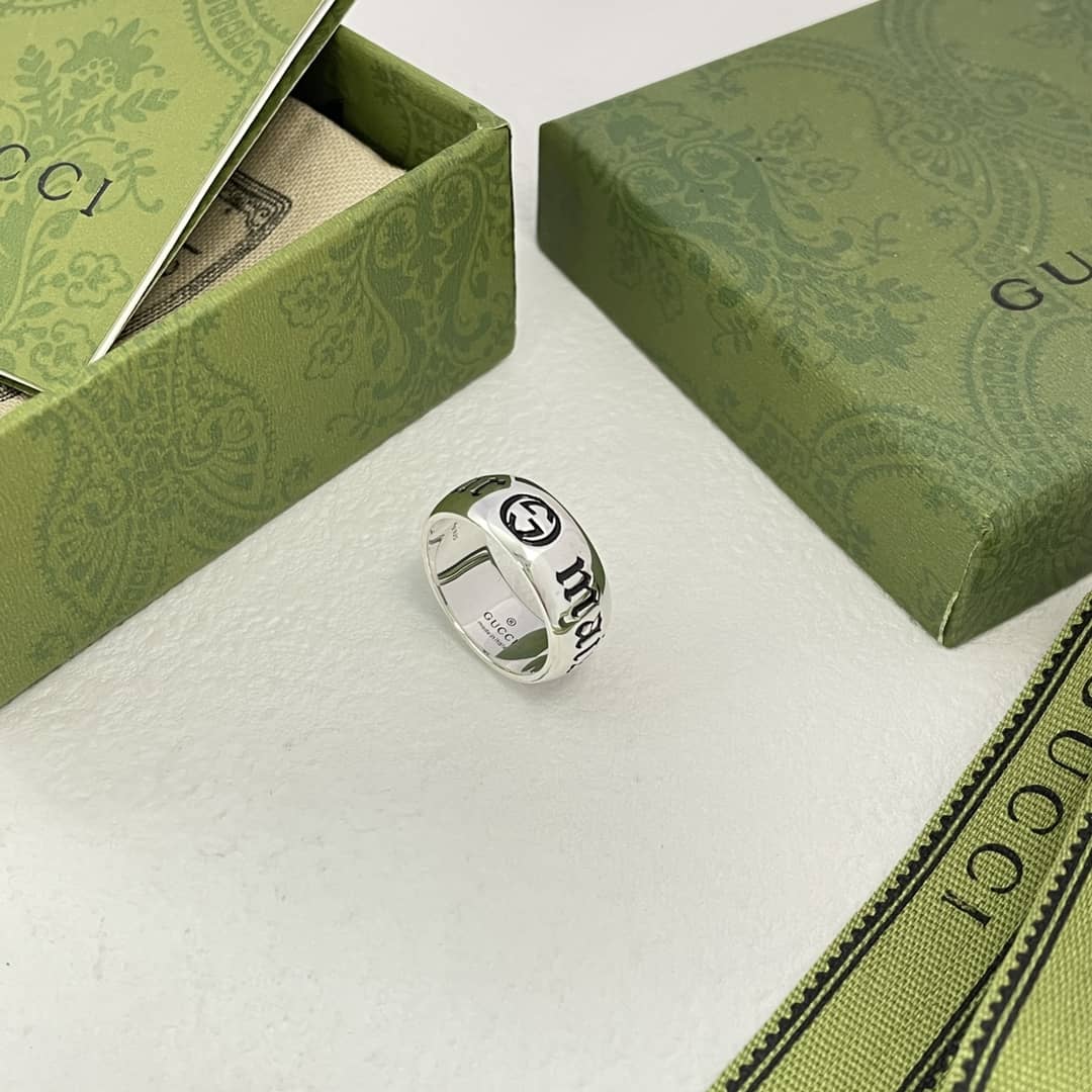 Knockoff Gvc*1 Logo Ring