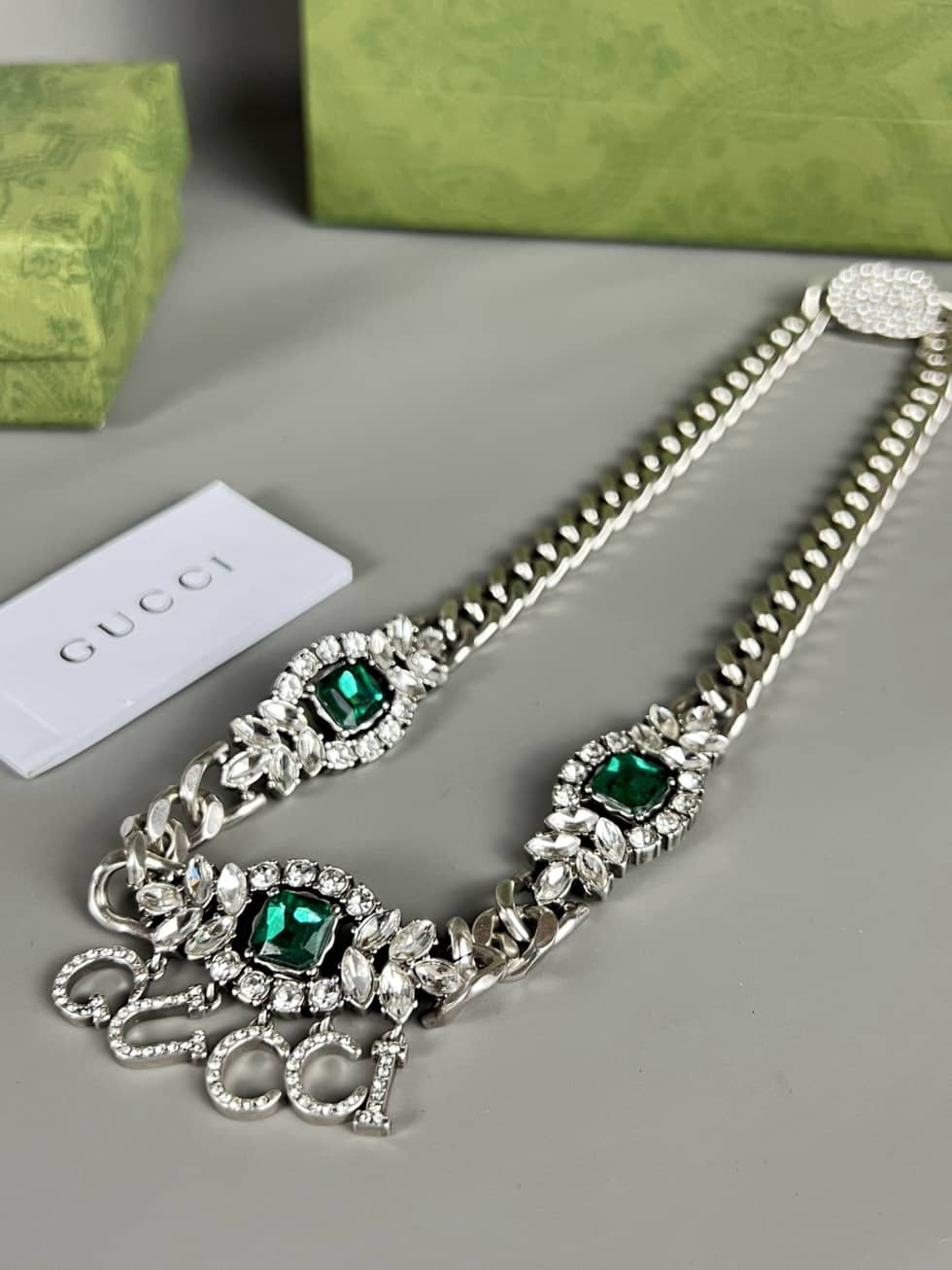 Knockoff Gvc*1 Logo Necklace