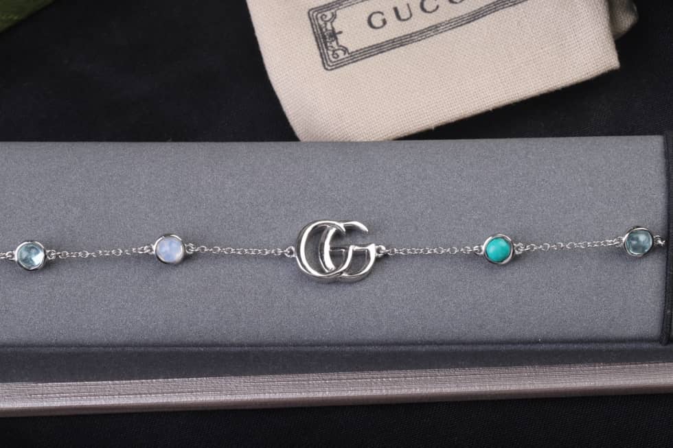 Fake Gvc*1 Logo Bracelet