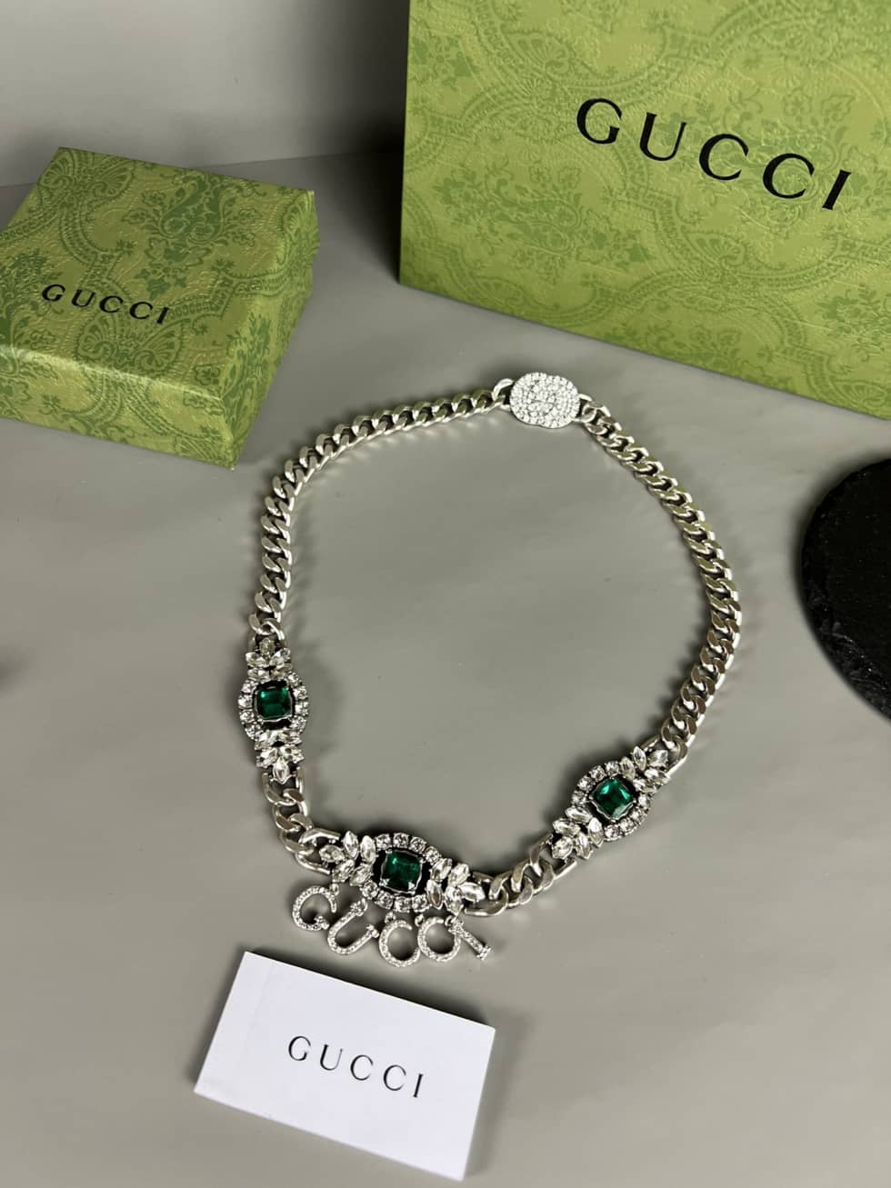 Knockoff Gvc*1 Logo Necklace