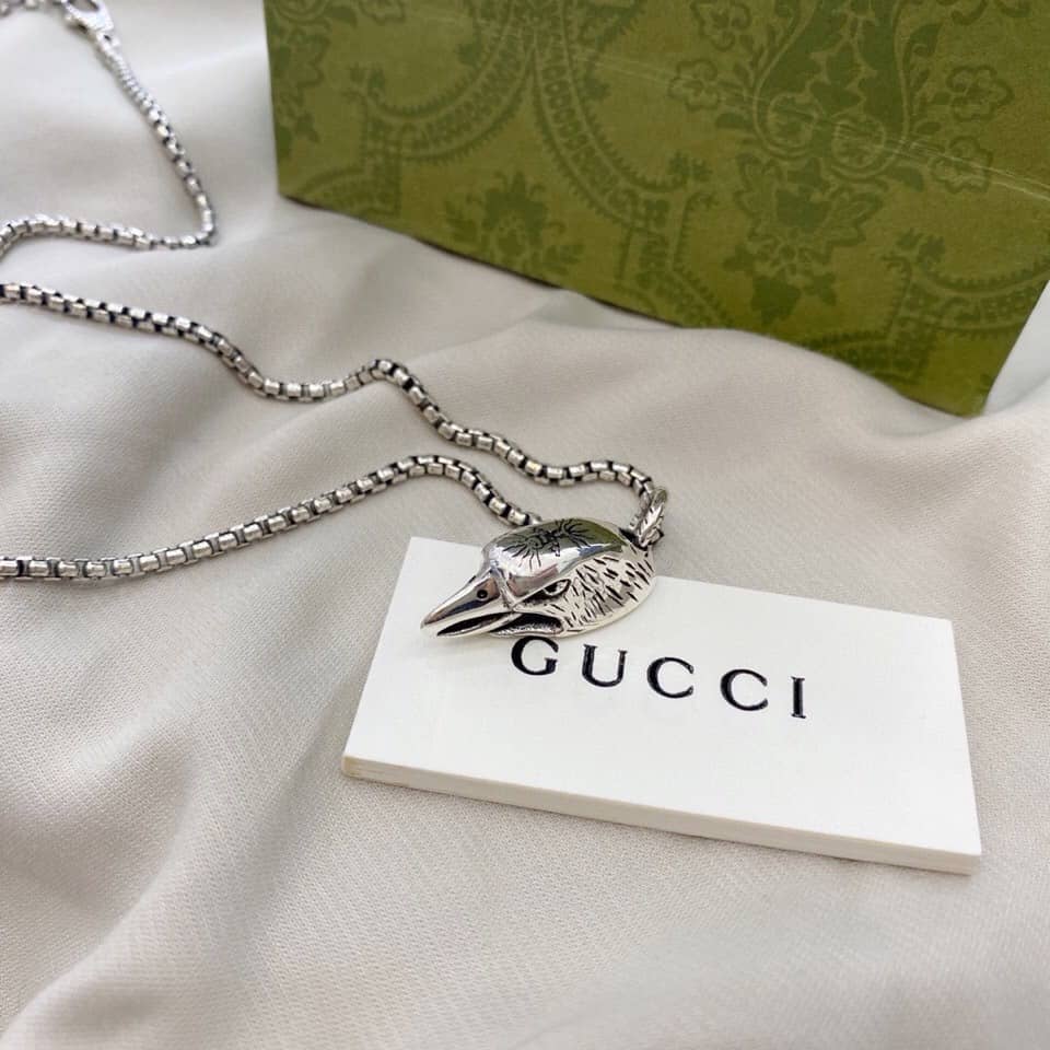 Fake Gvc*1 Logo Necklace