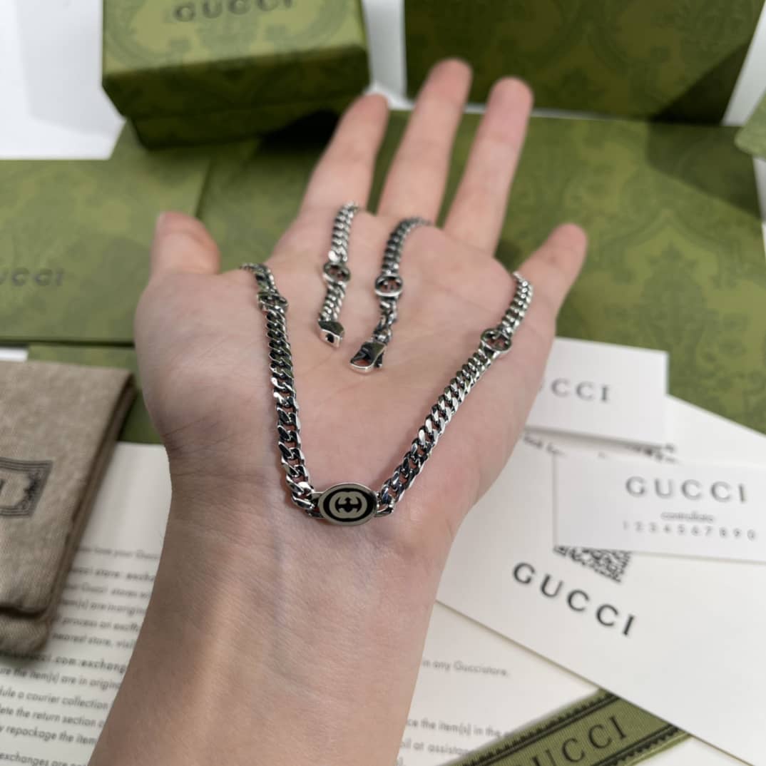 Wholesale Gvc*1 Logo Necklace