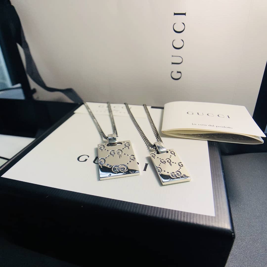 Knockoff Gvc*1 Logo Necklace