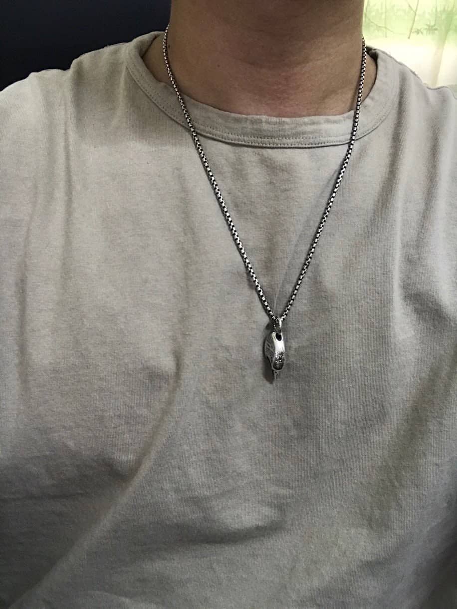 Fake Gvc*1 Logo Necklace