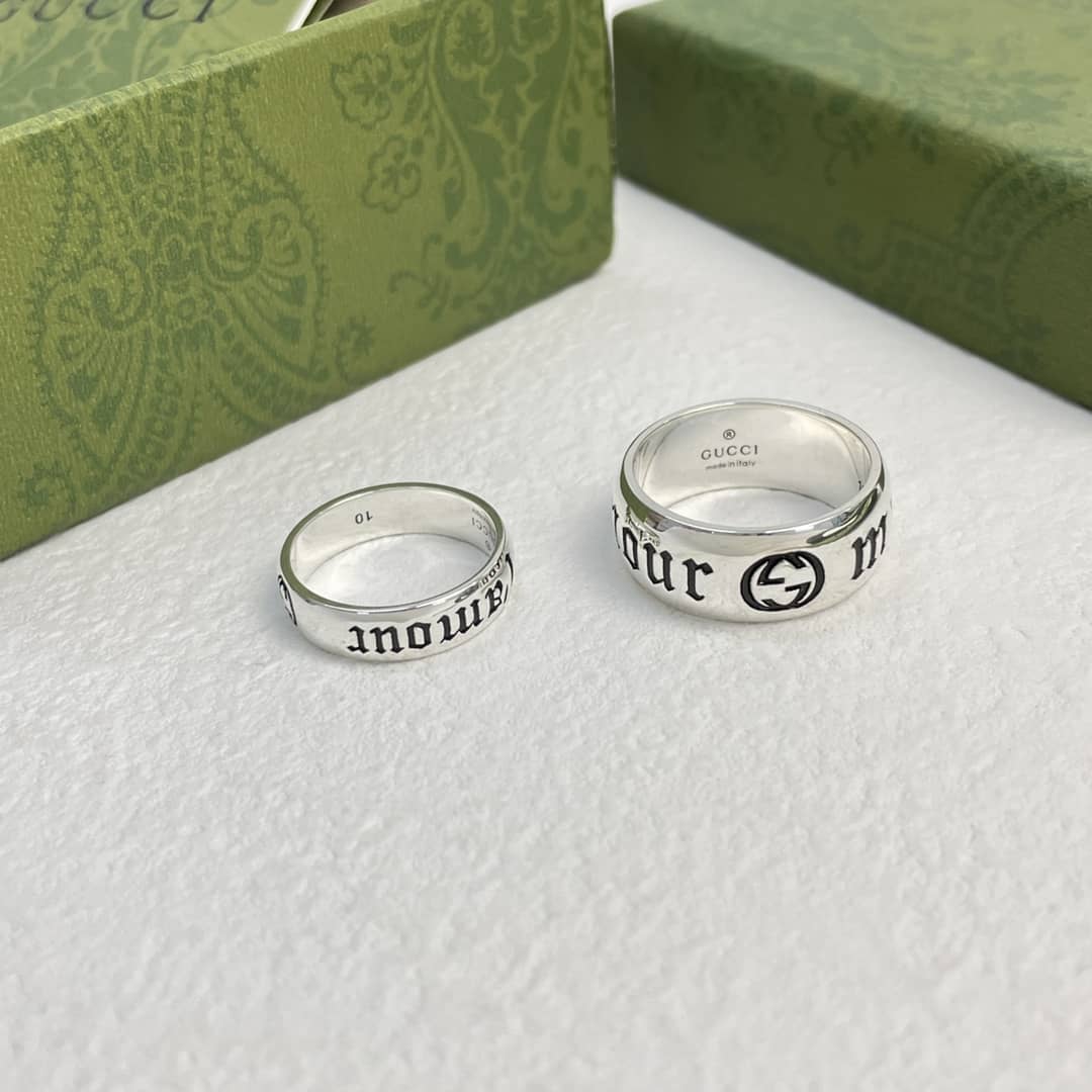 Knockoff Gvc*1 Logo Ring