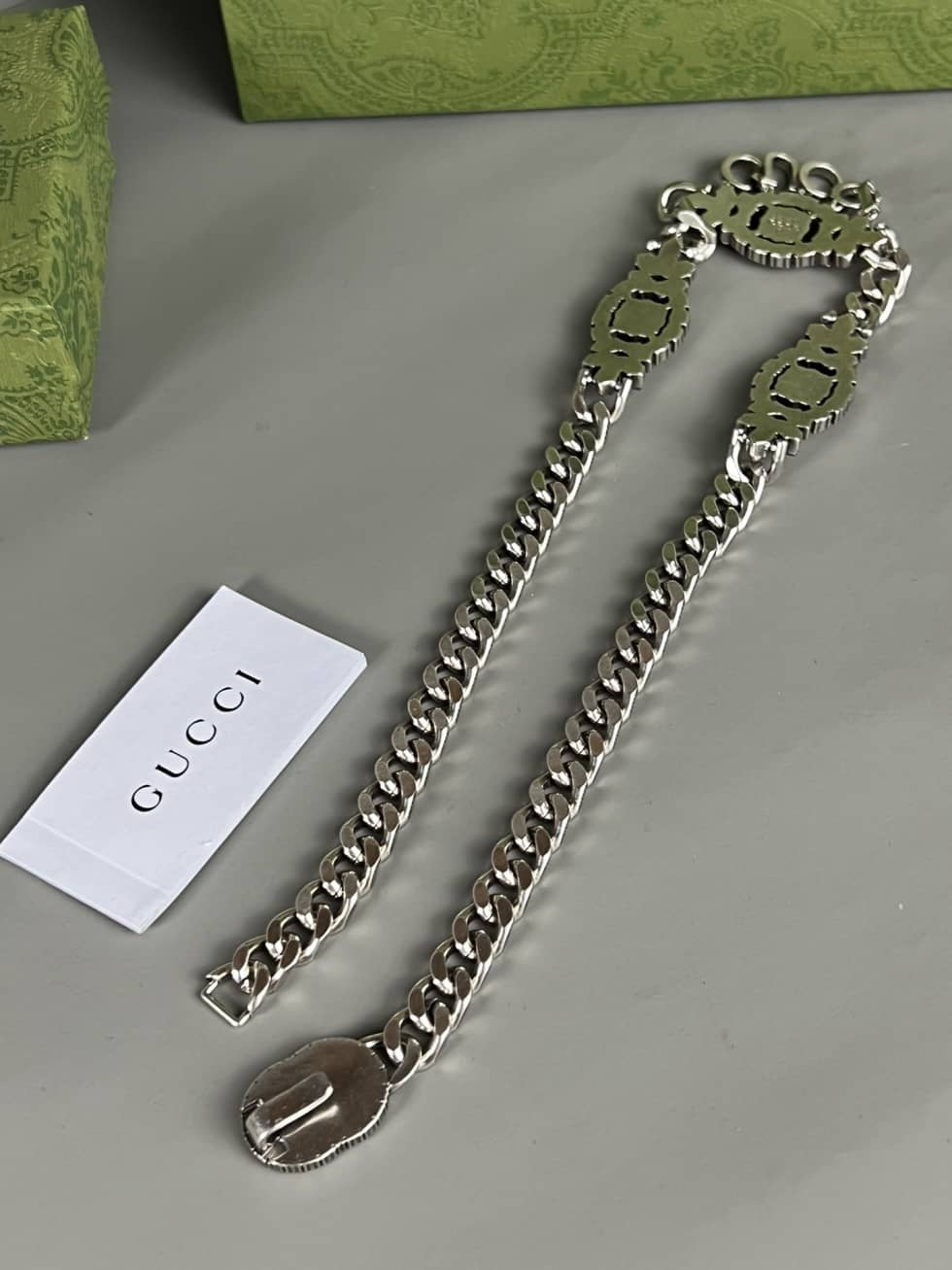 Knockoff Gvc*1 Logo Necklace