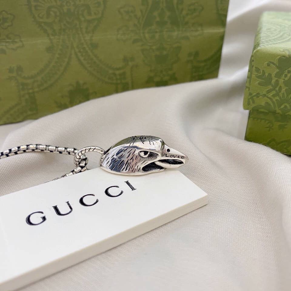 Fake Gvc*1 Logo Necklace