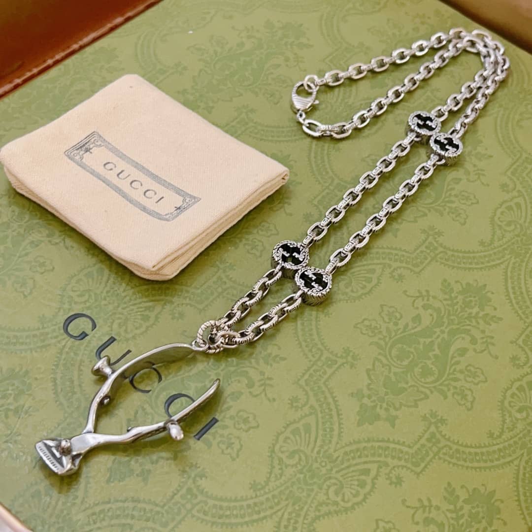 Wholesale Gvc*1 Logo Necklace