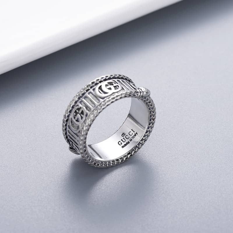 Knockoff Gvc*1 Logo Ring
