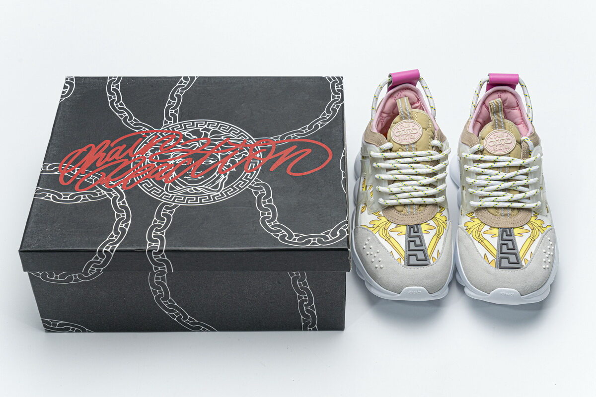 Versace CHAIN REACTION White Grey Pink(SP Batch)