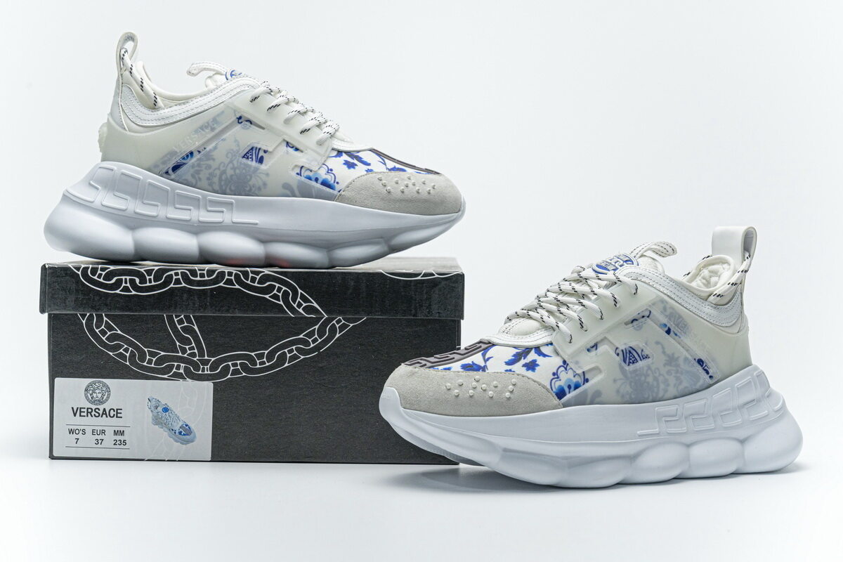 Versace CHAIN REACTION White Grey Blue(SP Batch)