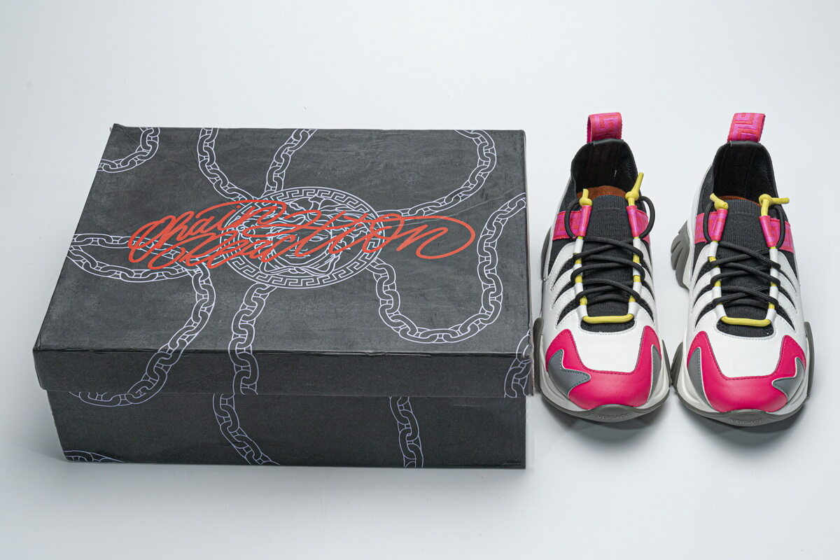 Versace TRIGRECA Jogging White Grey Pink(SP Batch)