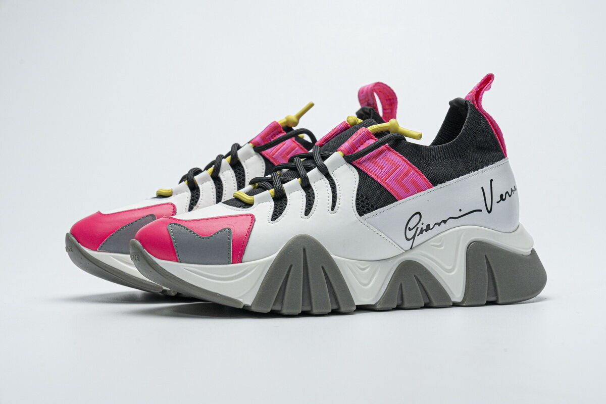 Versace TRIGRECA Jogging White Grey Pink(SP Batch)