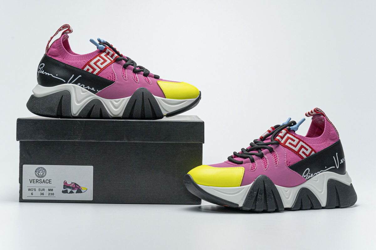 Versace TRIGRECA Jogging Black Yellow Pink(SP Batch)