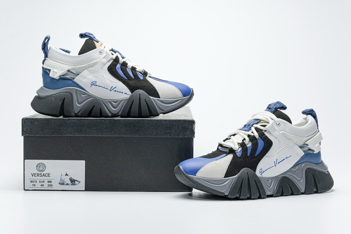 Versace TRIGRECA Jogging White Black Blue(SP Batch)