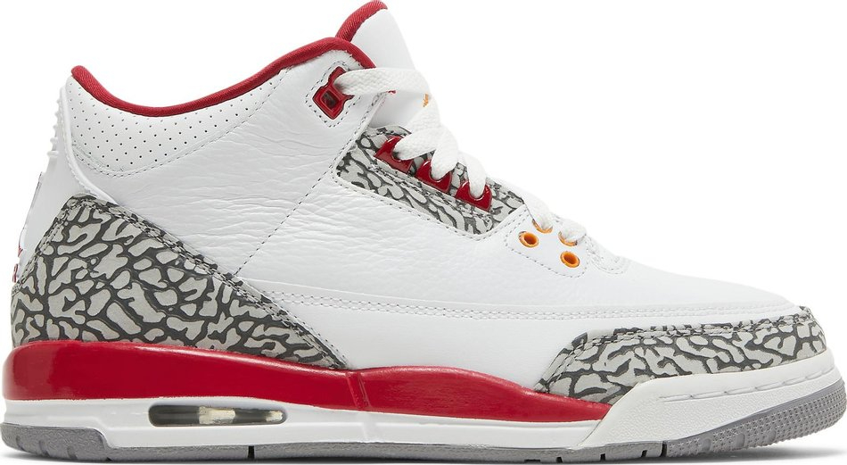 Air Jordan 3 Retro GS  Cardinal Red  398614-126