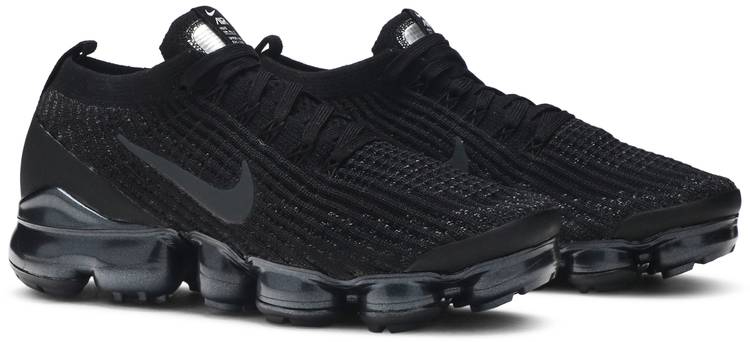 Wmns Air VaporMax Flyknit 3  Triple Black  AJ6910-002